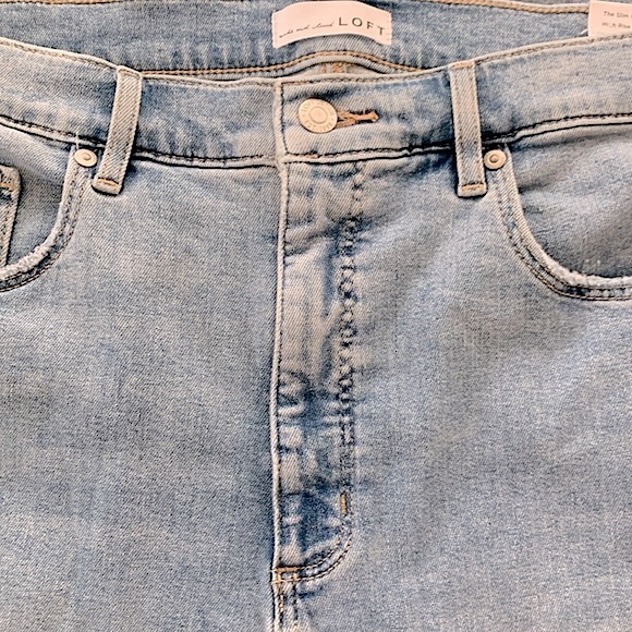 LOFT High Rise Slim Flare - Picture 11 of 15